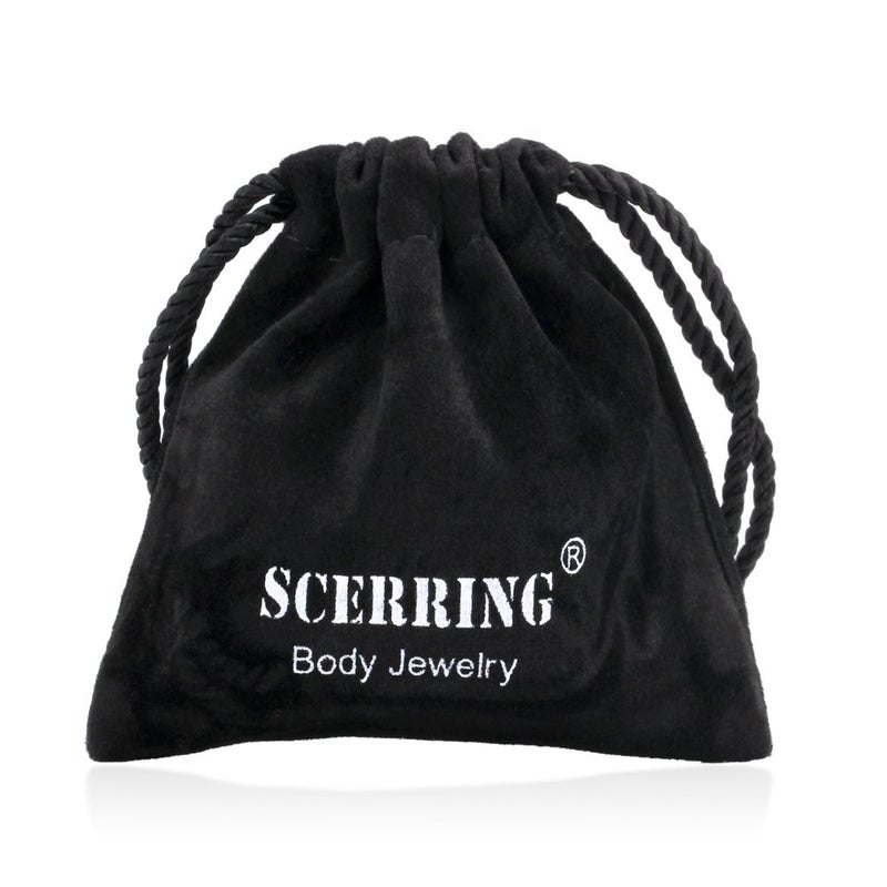 SCERRING 2PCS 16g G23 Titanium Labret Monroe Lip Tragus Cartilage Earring Ring Stud Piercing Jewelry 6mm - Image 5